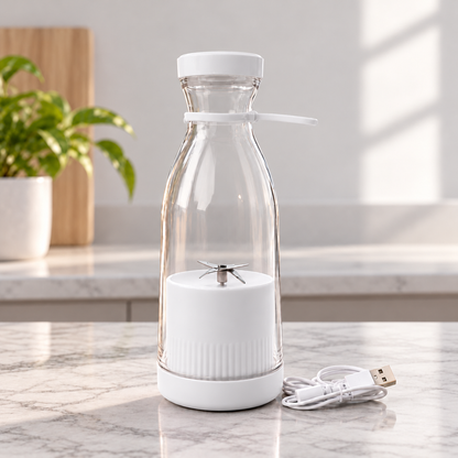 🥤 Portable Blend & Go Smoothie Bottle – One-Touch Shakes Anywhere