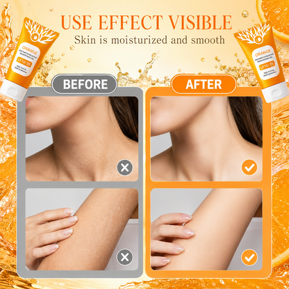 Orange Exfoliating Face and Body Gel Scrub