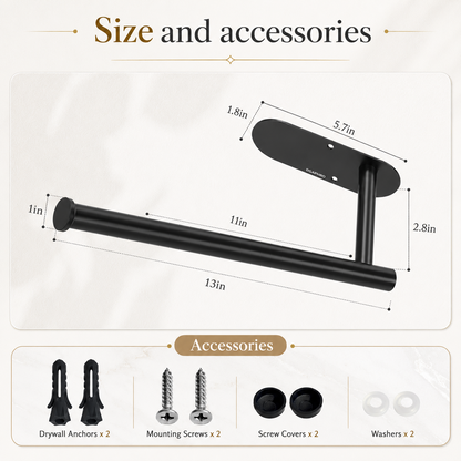 Stainless Steel Wall Mount Paper Towel Holder