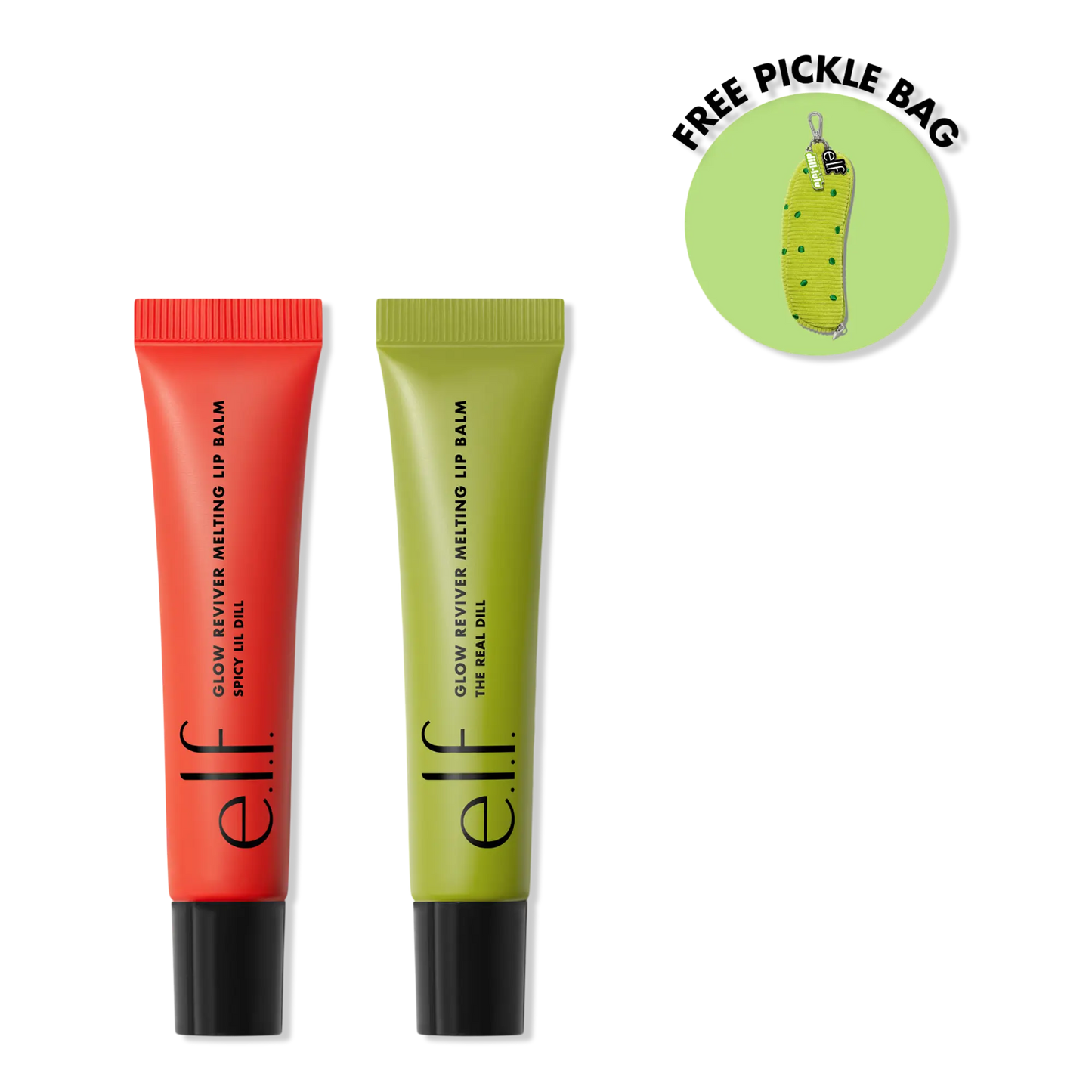 e.l.f. Cosmetics Glow Reviver Melting Lip Balm Pickle Duo