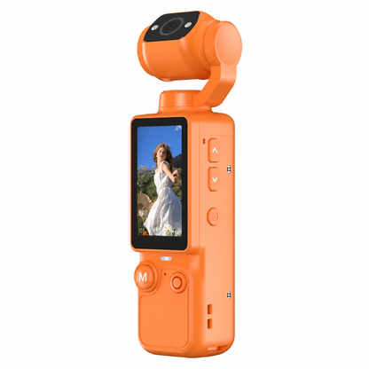 🎥 Upgraded Vlogging Camera – 180° Rotating Lens, Full-Body Video Recorder for Travel, Daily Life & Content Creation