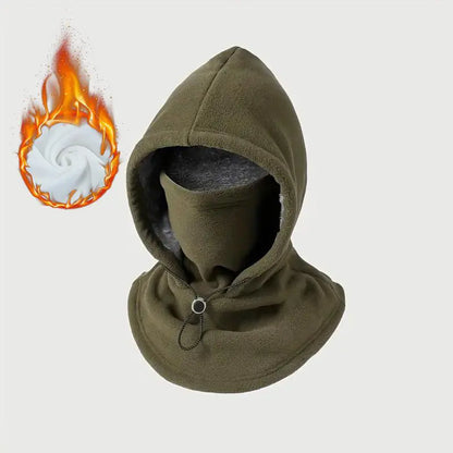 Fleece Double Layer Integrated Hat