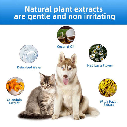 Gentle Pet Ear Wash | Odor-Free Cleaning for Dogs & Cats🌿