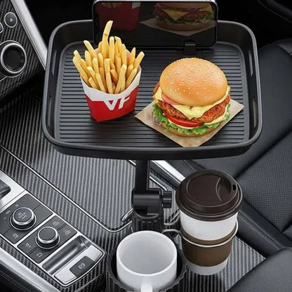 Universal 360° Swivel Car Cup Holder Tray