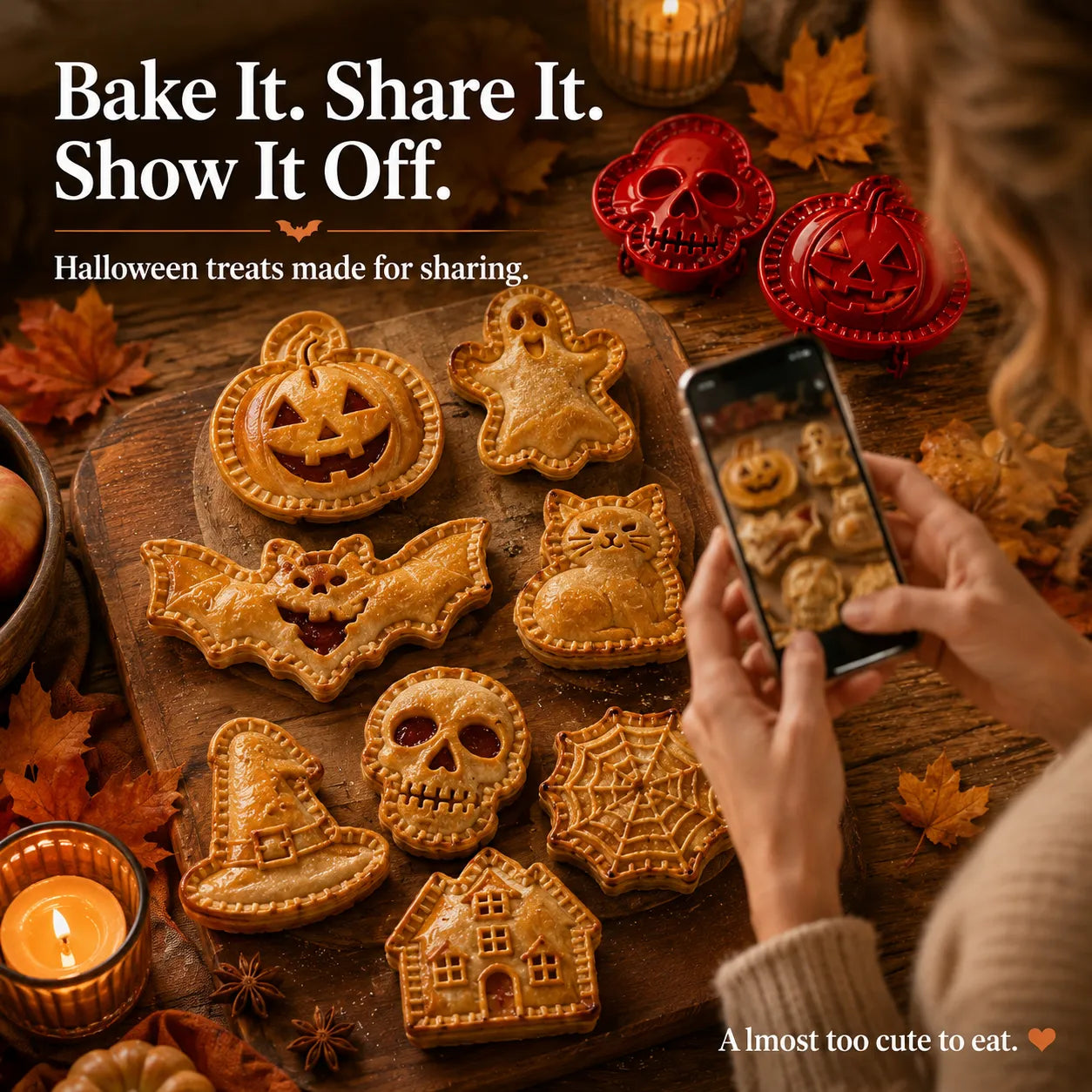 Early Bird Halloween🎃 8-Piece Halloween Mini Hand Pie Mold Set - BUY 1 GET 1 FREE ！