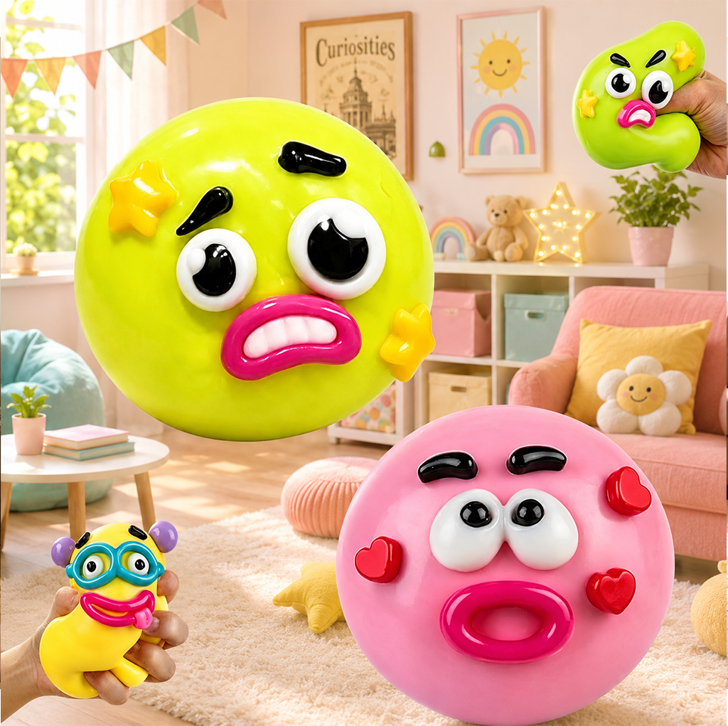 Funny Face Dog Squishy Stress Relief Toy