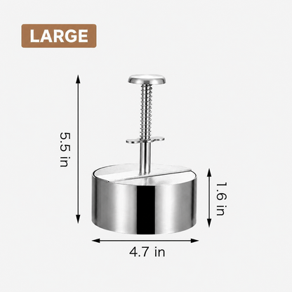 🎁2026 New Arrivals 50% OFF💥Meat Press for Burgers – 304 Food-Grade Stainless Steel – Non-Stick, Rust-Resistant – Dishwasher Safe – Perfect for Parties! 🛡️💨