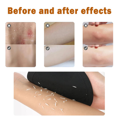Soft Rubber Shower Scrubber - Gentle Exfoliating Bath Brush