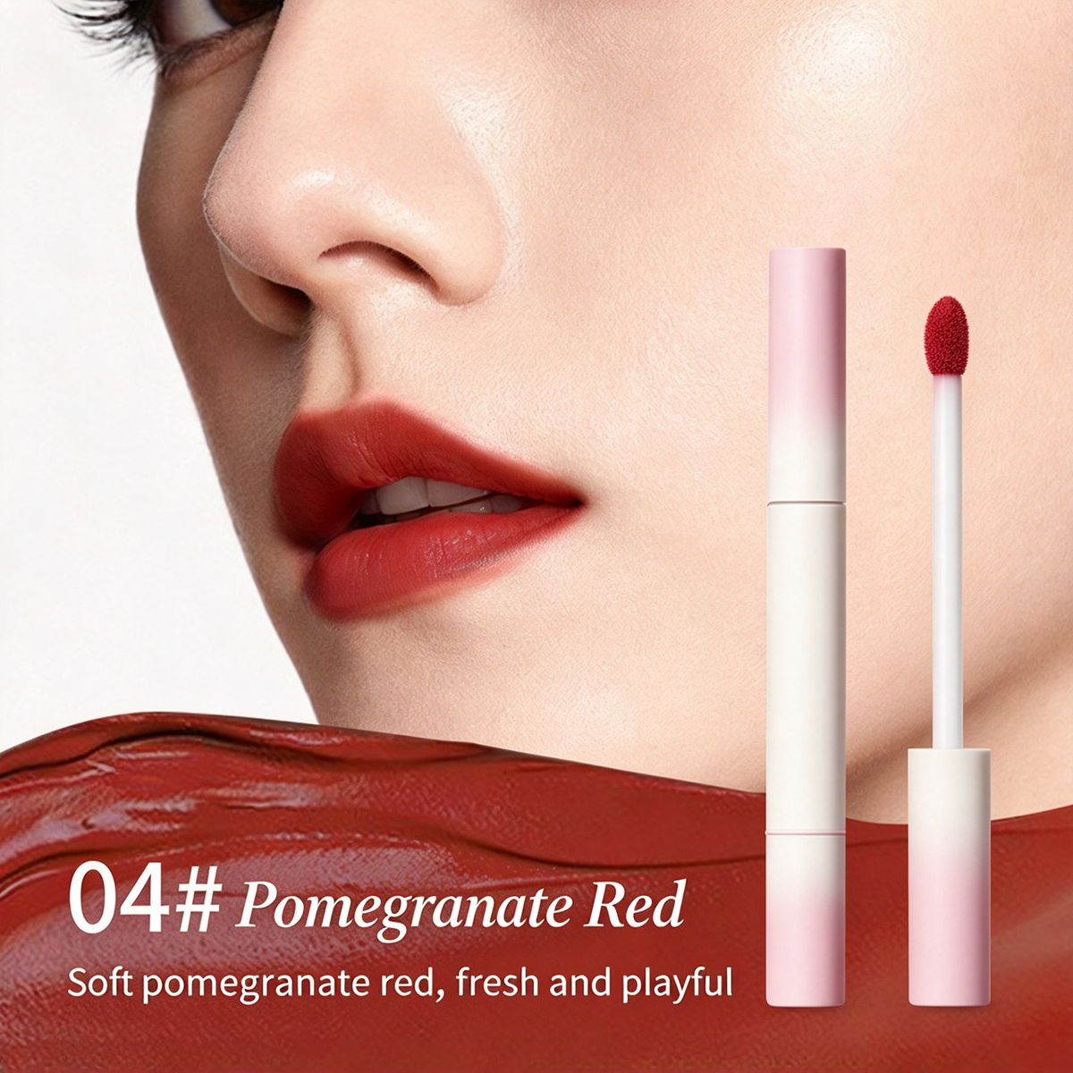 Cushion Matte Lip Cream, Soft Velvet Blur Finish