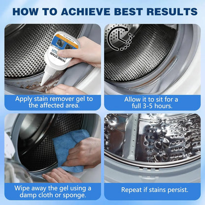 Home Stain Cleaner Gel with Scrub Brush