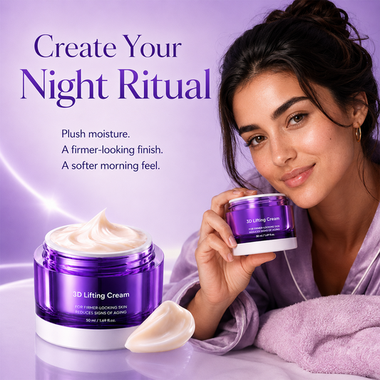 3D Lifting Korean Night Cream for Firming Facial Care