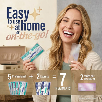 Whitening Strips 7 Day Teeth Whitening 14 Pack 2 Non Slip Dry Fit