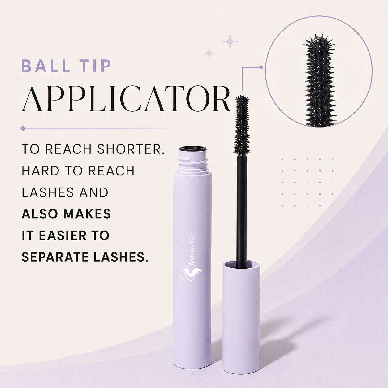 Volumizing Tubing Mascara for Smudge Proof Flake Free Lashes