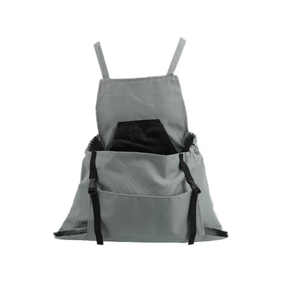 Cross Back Gardening Apron With Deep Kangaroo Release Pockets