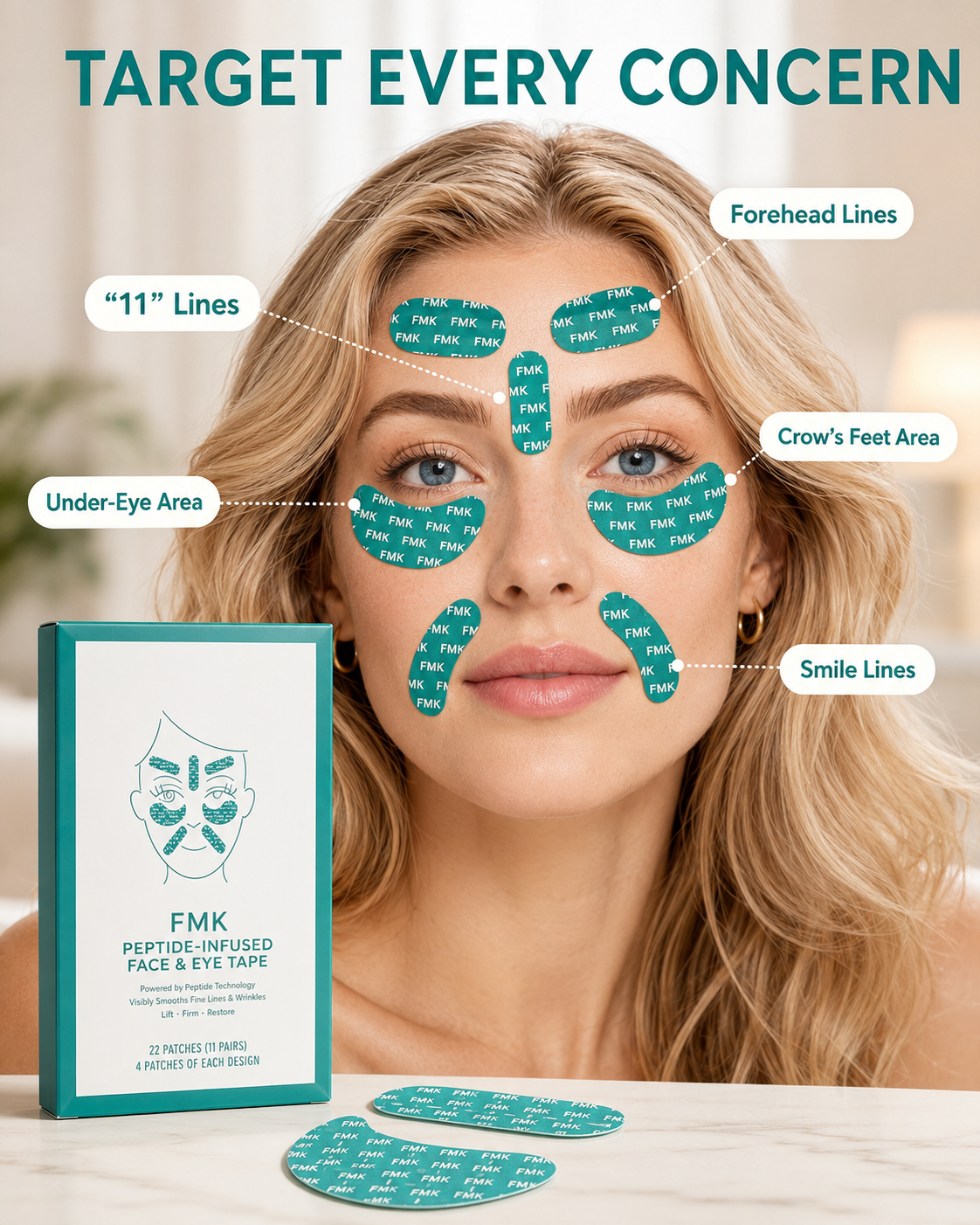 Femmekin Skinjection Infused Face + Eye Tape