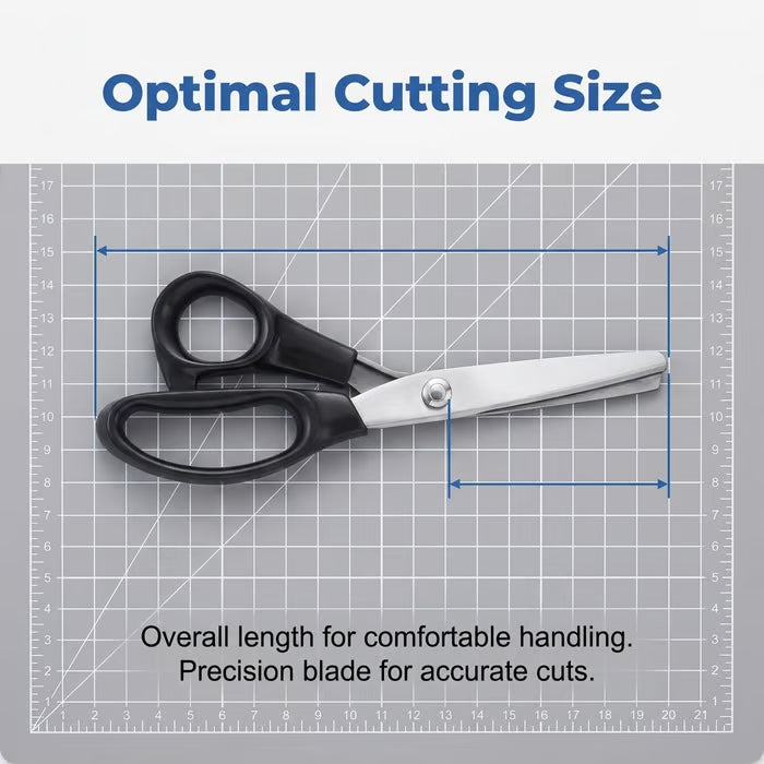 Stainless Steel Zig Zag Scissors for Fabric, Sewing and DIY Crafts