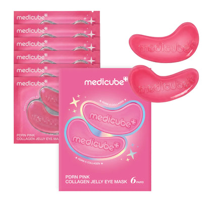 [NEW] [medicube] PDRN Pink Collagen Jelly Eye Mask | Hydrogel Eye Patches with PDRN, Collagen, NAD | Refreshing for Puffy, Tired Eyes | Firming for Look of Wrinkles, Fine Lines | Korean Skincare (6/28/50 Pairs)