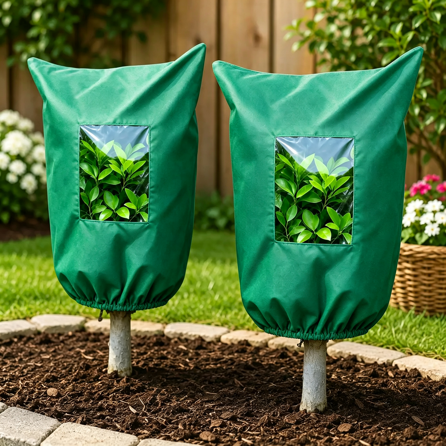 Plant Frost Protection Cover – Breathable Reusable Cover