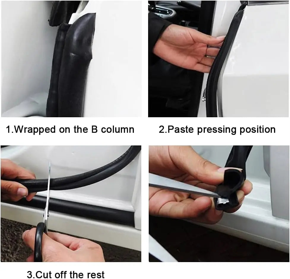 Car Door Seal Strip - EPDM Weather Stripping for Noise Reduction