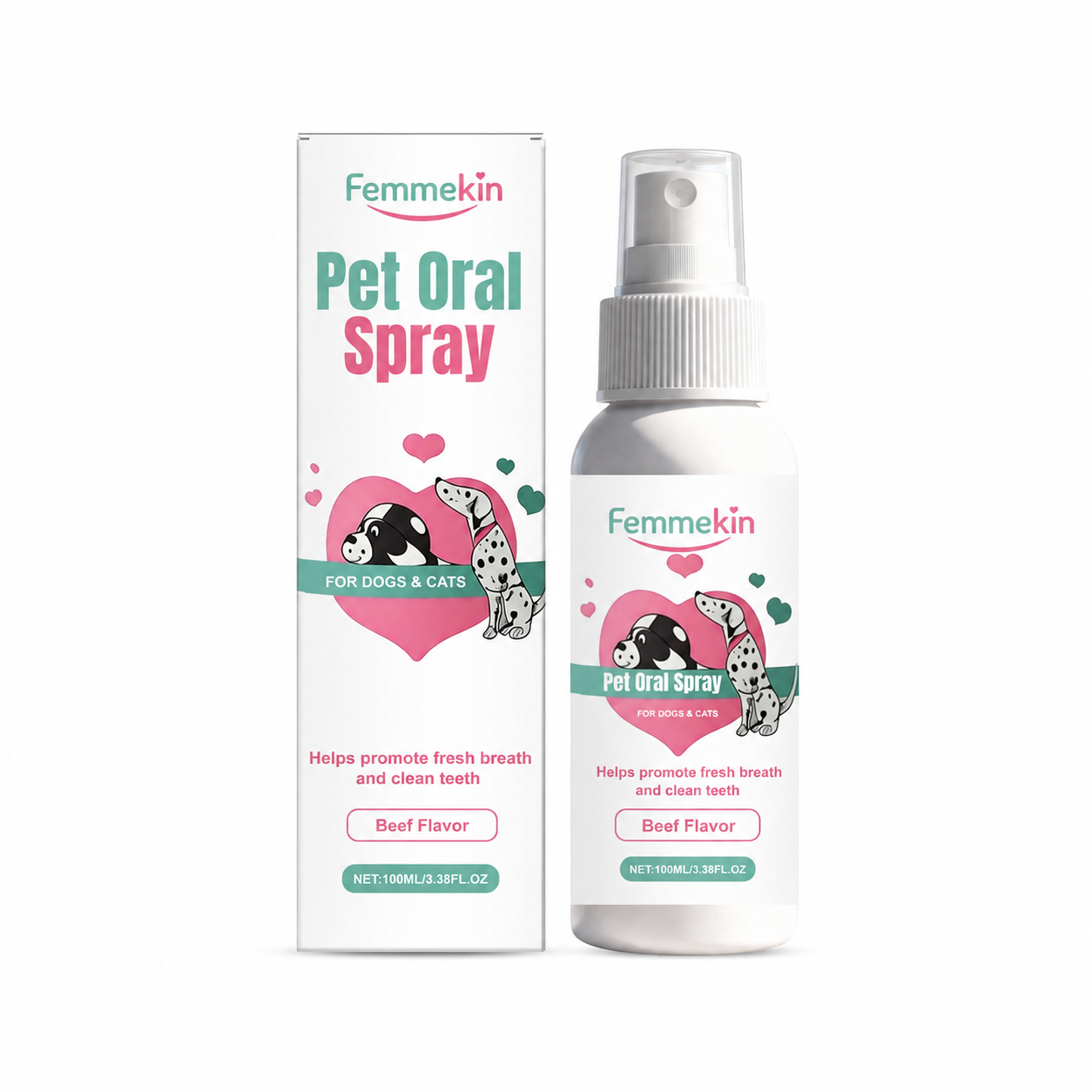 Femmekin Pet Tartar Control & Fresh Breath Oral Spray