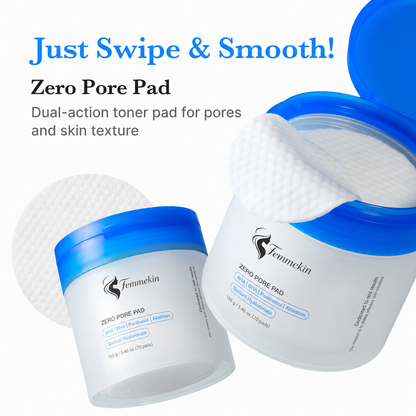 Zero Pore Pads (AHA + BHA) |  Korean No.1 Viral Toner Pads