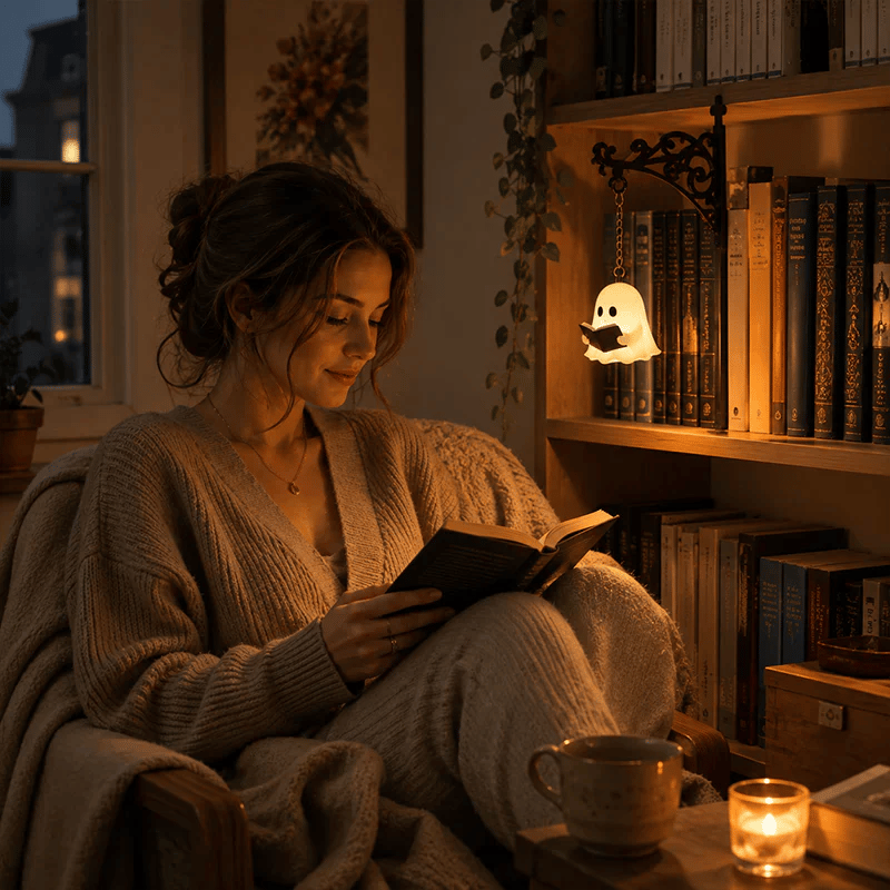 👻Ghost Bookshelf Lantern