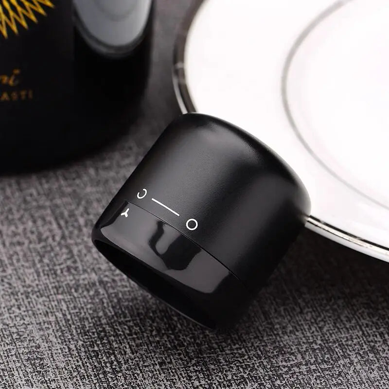Vacuum Wine Stopper -  Reusable Leakproof Bottle Sealer for Wine & Champagne