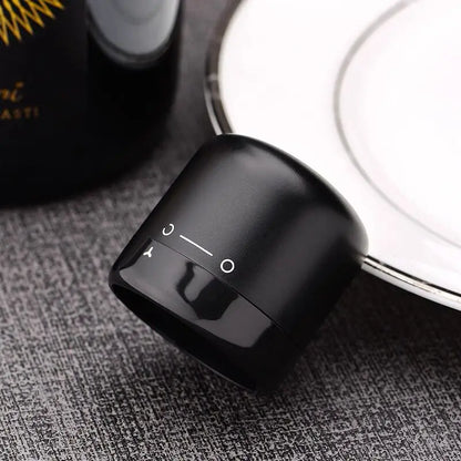 Vacuum Wine Stopper -  Reusable Leakproof Bottle Sealer for Wine & Champagne