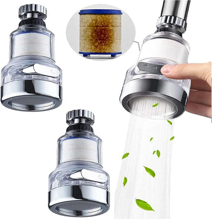 360° Rotating Faucet Filter Extender with 3 Water Modes