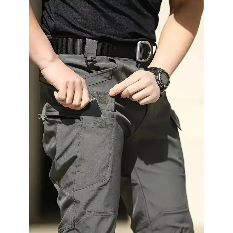 Men's Fleece-Lined Tactical Cargo Pants