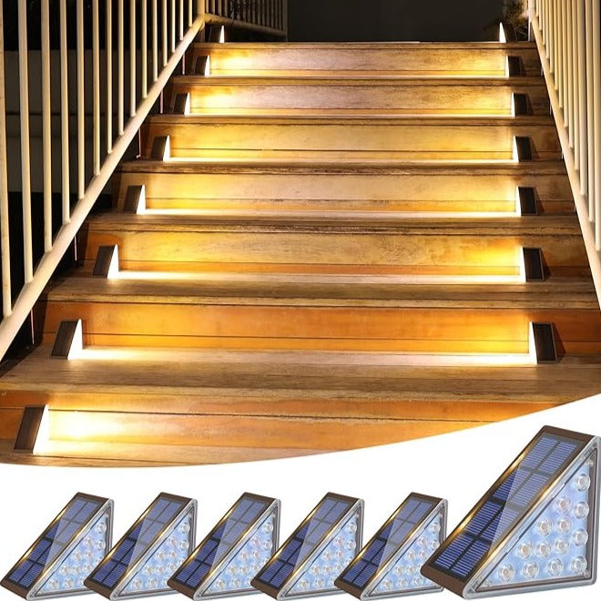 🎅Early Bird Christmas Sale - Solar Powered Stair Lights✨