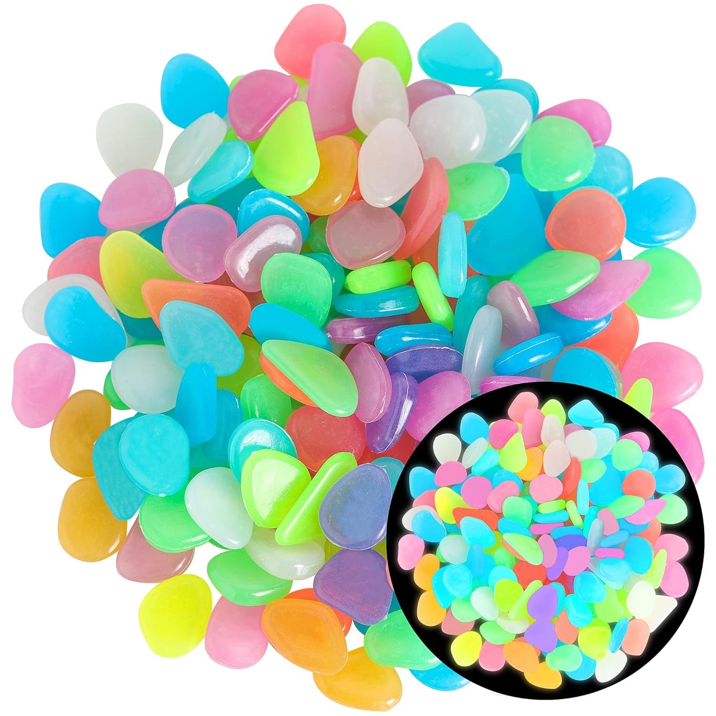 Starry Glow Pebbles for Garden Paths and Home Decor