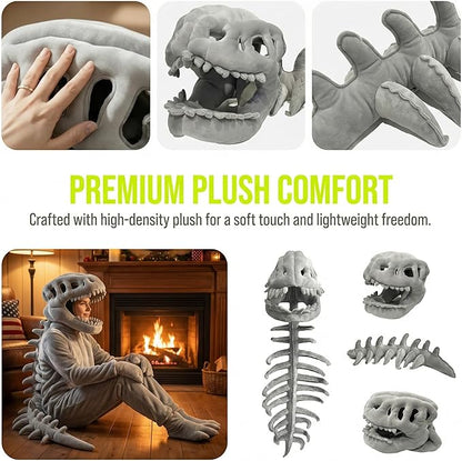 Halloween 3D Dinosaur Costume 🦕 - Soft & Wearable