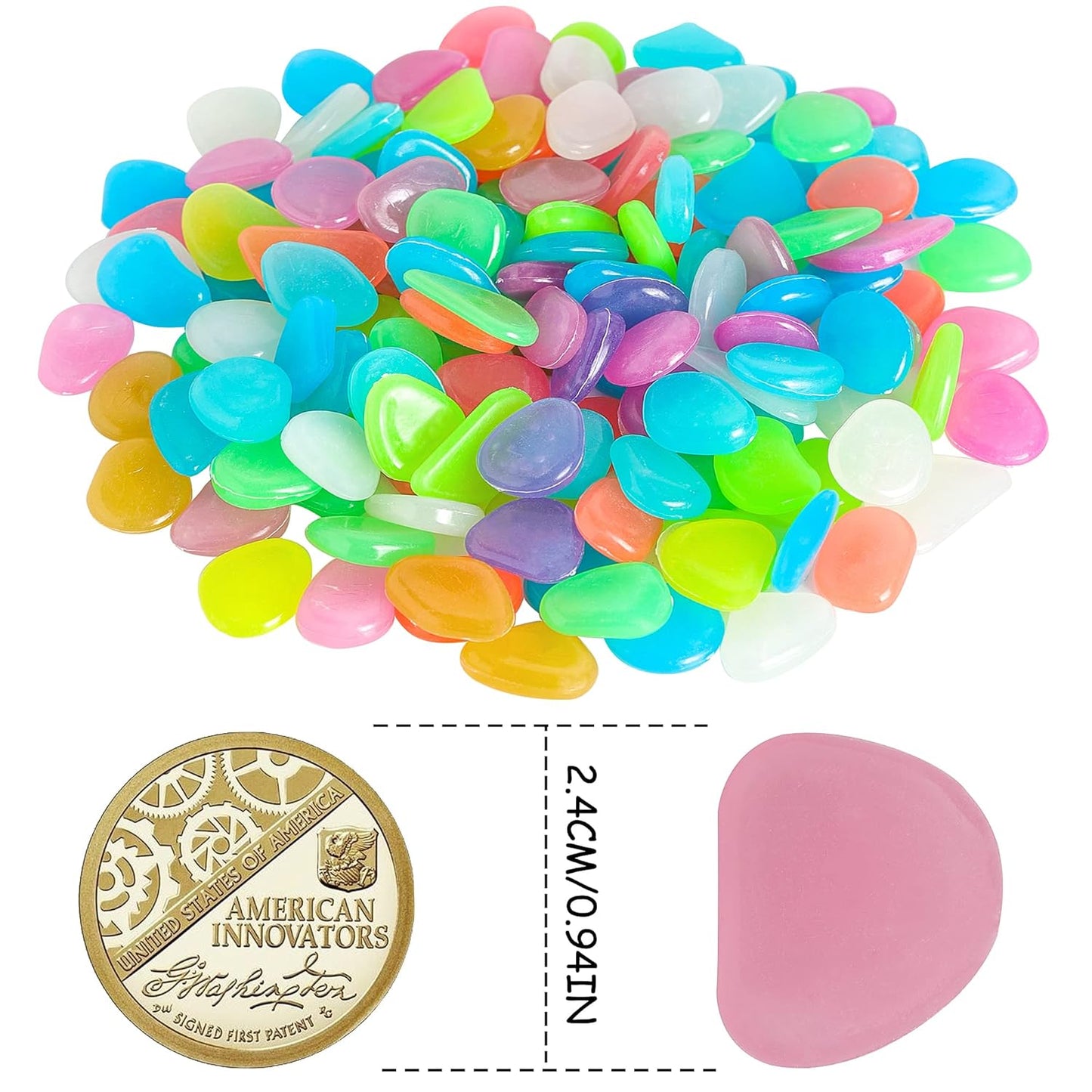 Starry Glow Pebbles for Garden Paths and Home Decor