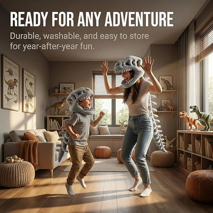 Halloween 3D Dinosaur Costume 🦕 - Soft & Wearable