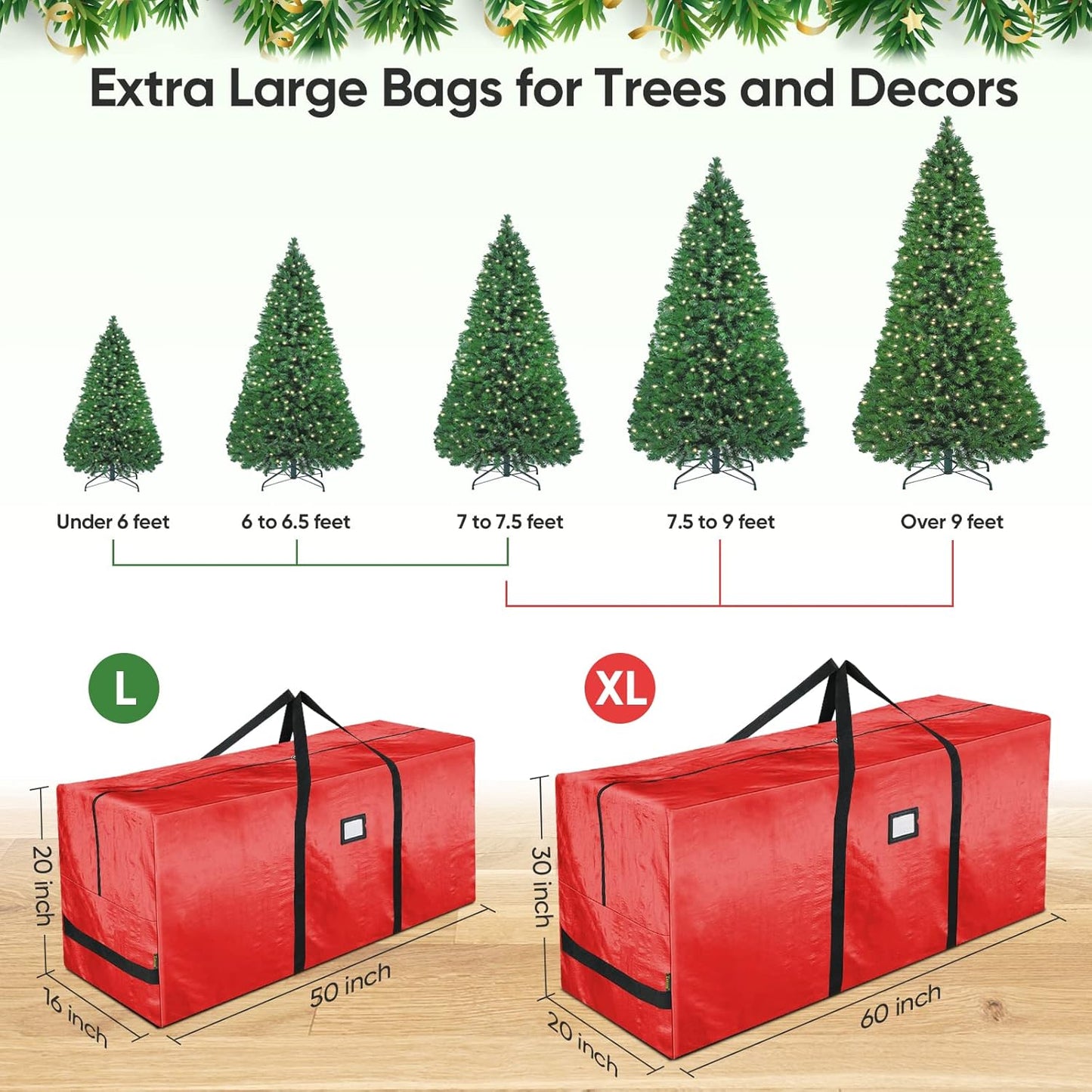 🎅Christmas Sale 50% OFF 🌟Durable Waterproof Christmas Tree Storage Bag 🎄
