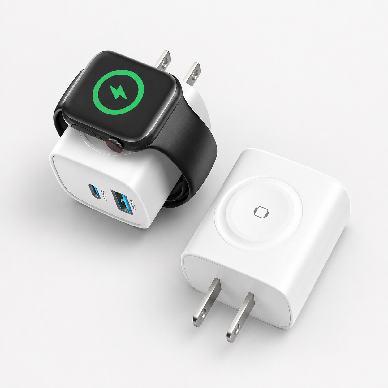 3-in-1 Magnetic Wireless Charger Plug with USB-C Fast Charging