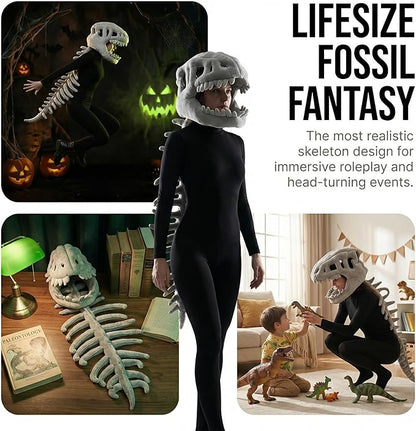 Halloween 3D Dinosaur Costume 🦕 - Soft & Wearable