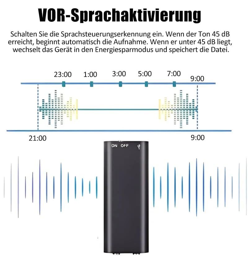 🎙️🔥 3-IN-1 Mini Voice Recorder – Smart Sound Capture, Compact & Easy to Use, Long Battery Life 🔋