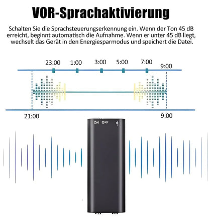 🎙️🔥 3-IN-1 Mini Voice Recorder – Smart Sound Capture, Compact & Easy to Use, Long Battery Life 🔋