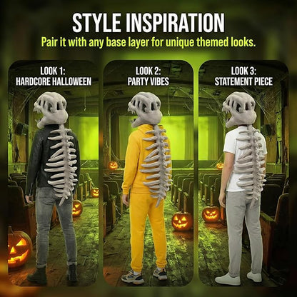 Halloween 3D Dinosaur Costume 🦕 - Soft & Wearable