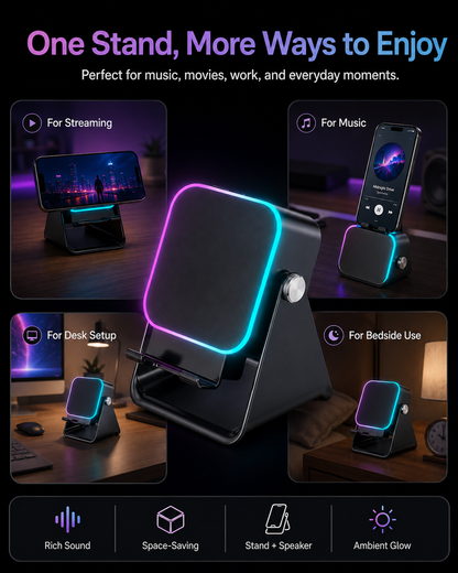 Wireless Induction Audio Speaker Stand