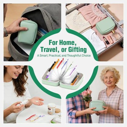 A8 Waterproof Large Pill Organizer Set for Travel and Daily Use
