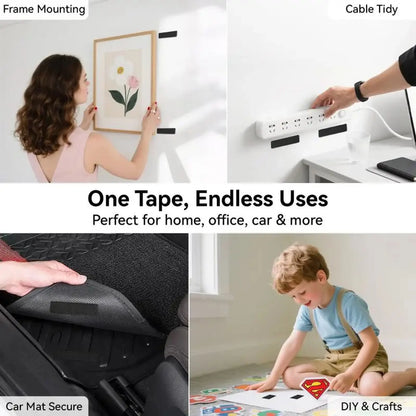 Heavy Duty Waterproof Double Sided Hook and Loop Strips