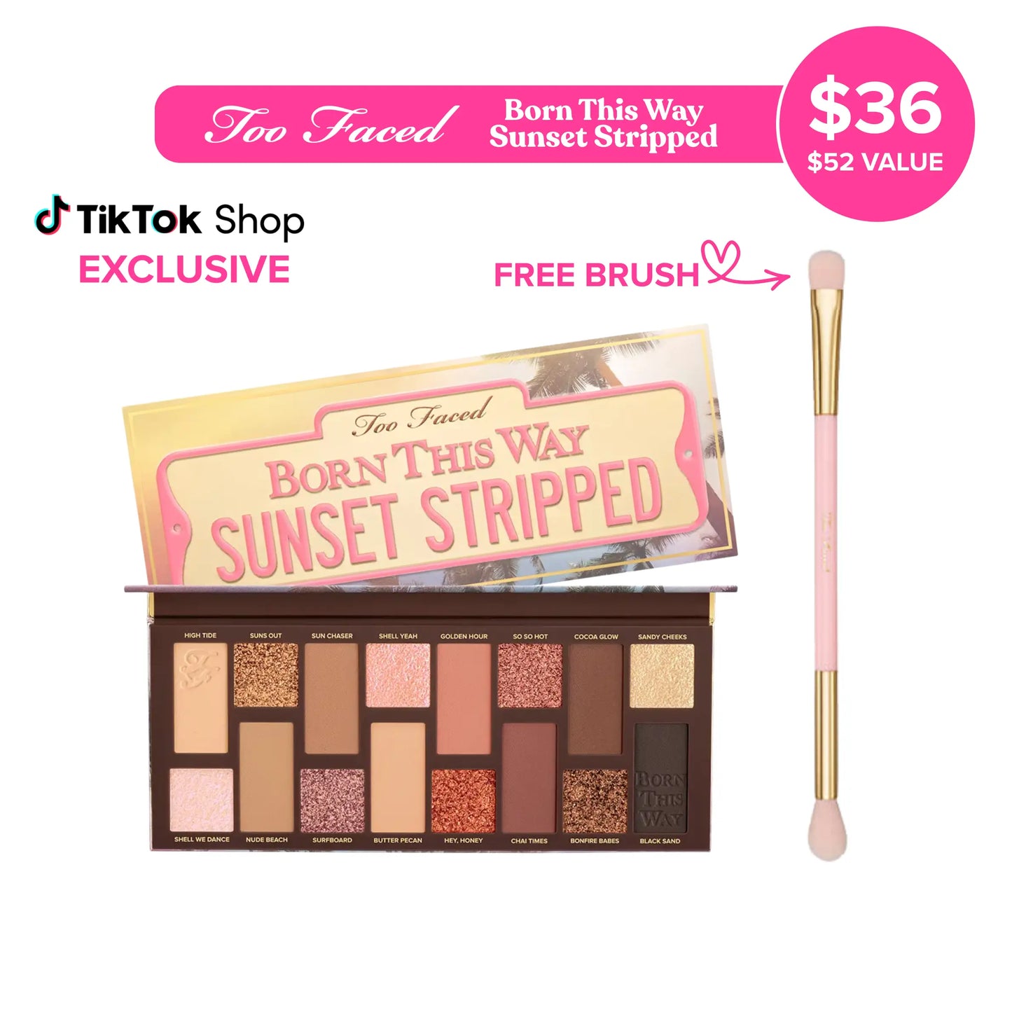Too Faced Born This Way Sunset Stripped Eye Shadow Palette