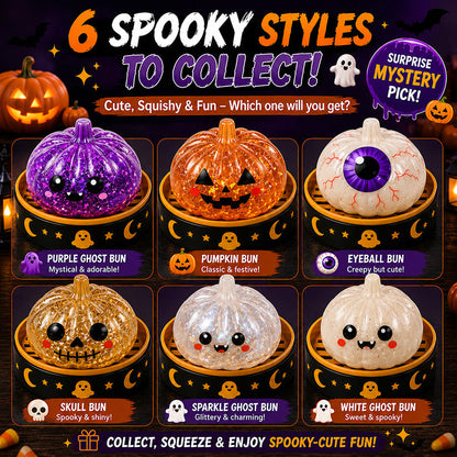 🔥 50% OFF TODAY 🎃 Halloween Steamed Bun Squishy Mystery Box Toy