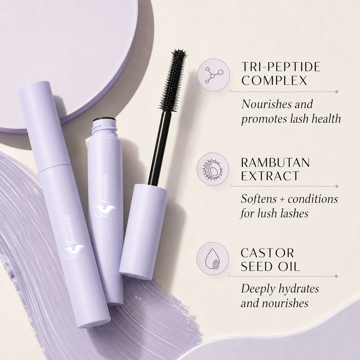 Volumizing Tubing Mascara for Smudge Proof Flake Free Lashes