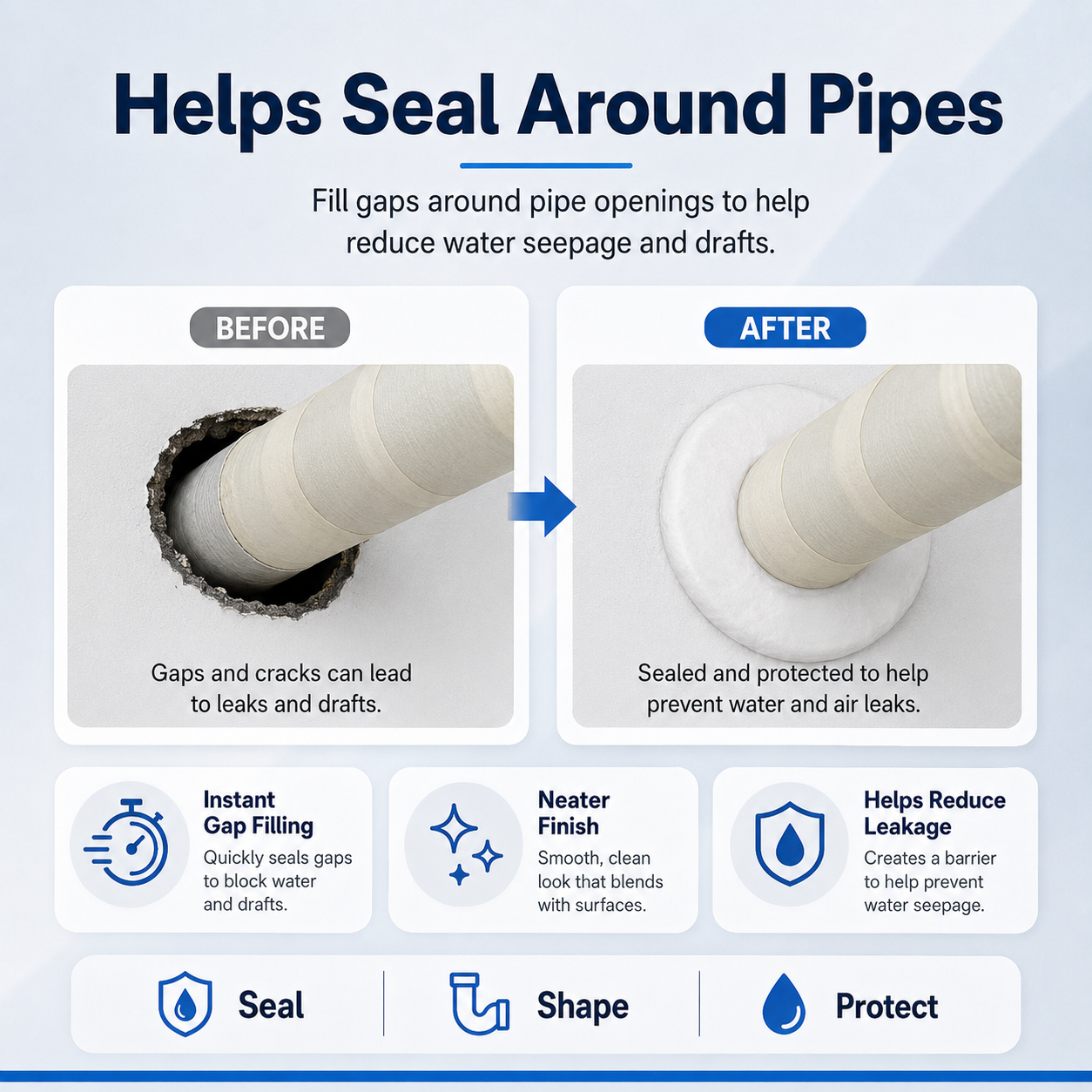 ⭐New-Multi-Purpose Wall & Pipe Sealing Clay