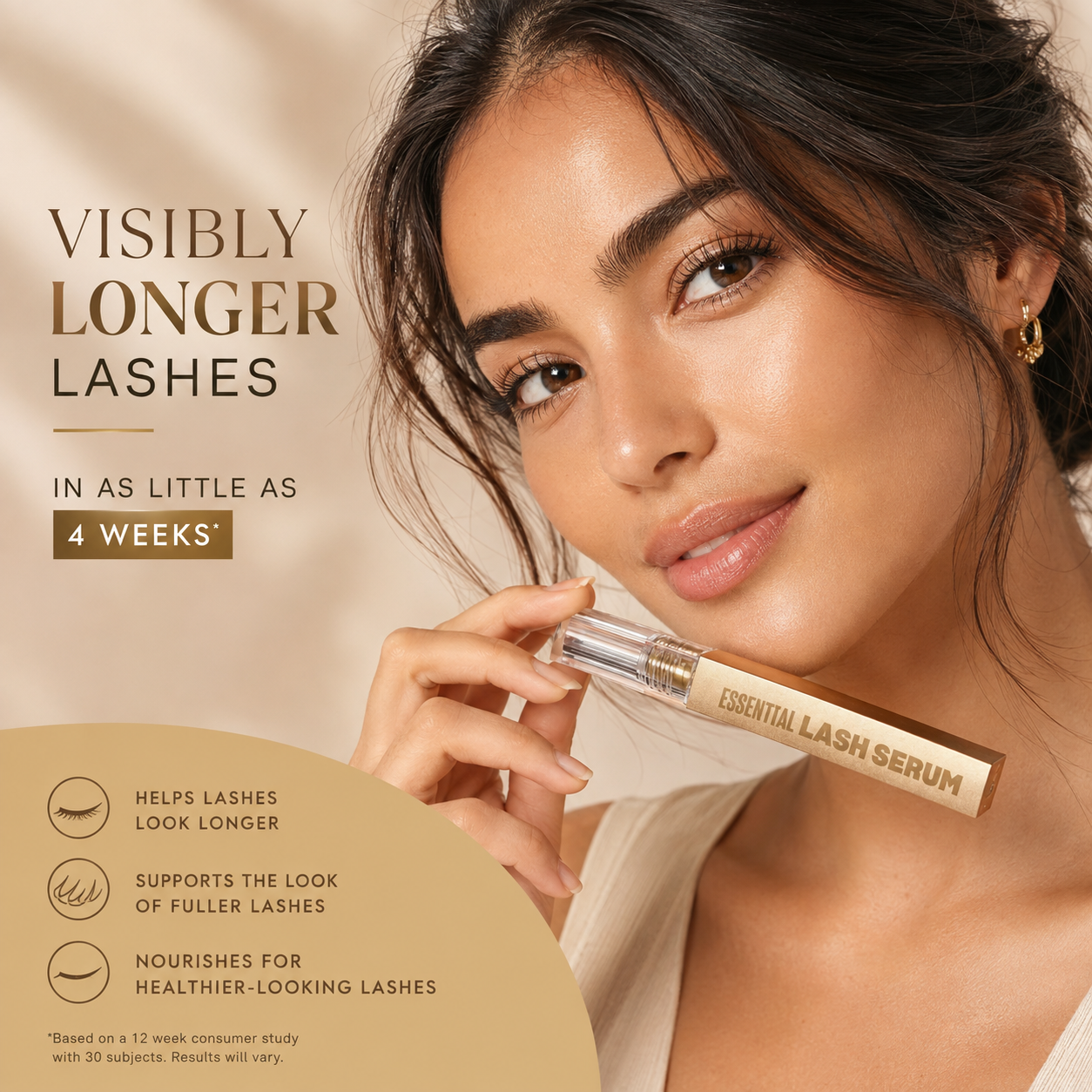 Essential Lash Serum for Longer, Natural Lashes