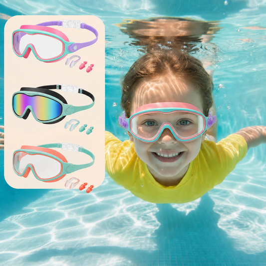 Femmekin Kids Swim Goggles 2 Pack - UV Protection & Anti-Fog